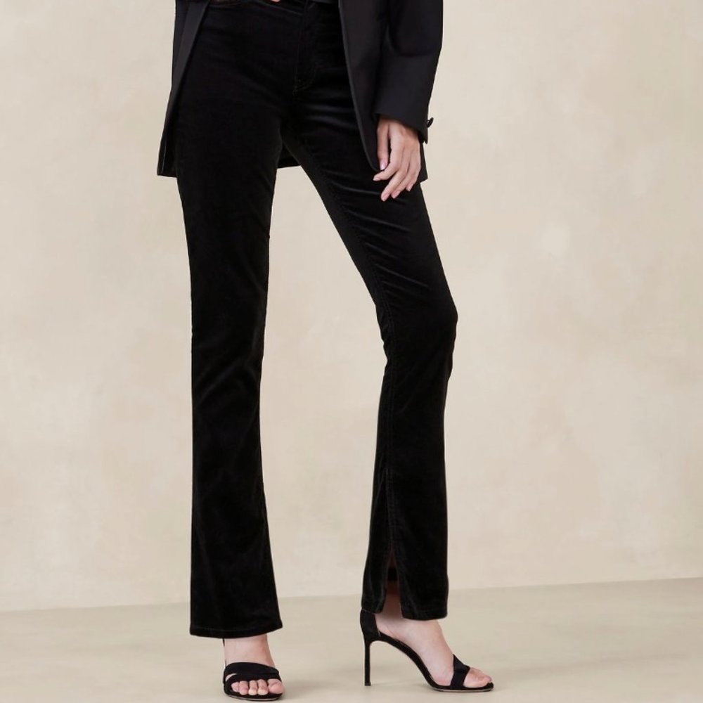 BANANA REPUBLIC SLIM VELVET STILETTO JEAN